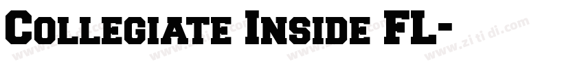 Collegiate Inside FL字体转换